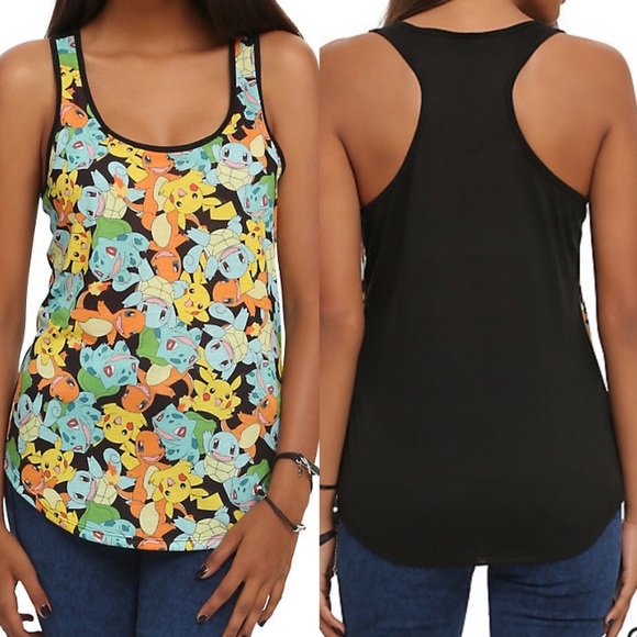 Mighty Fine Tops - Pokémon Racer Back Tank Top